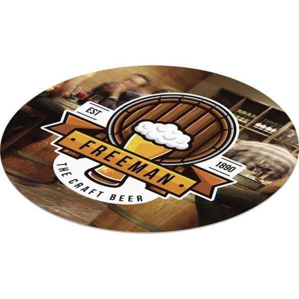 Custom Logo Paper Coasters Eco-friendly Water Absorbent Office Hotel Tea Cup Beer Mat for Promotion - Image 3