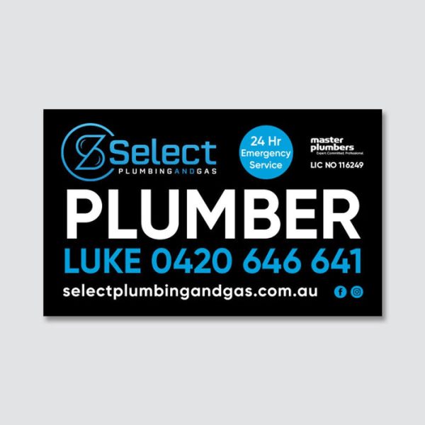 New Design Personalize Logo Custom Die-Cut Magnets for Plumbing Promotion